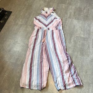 Size 13 Crystal Sky striped jumpsuit. Excellent condition.